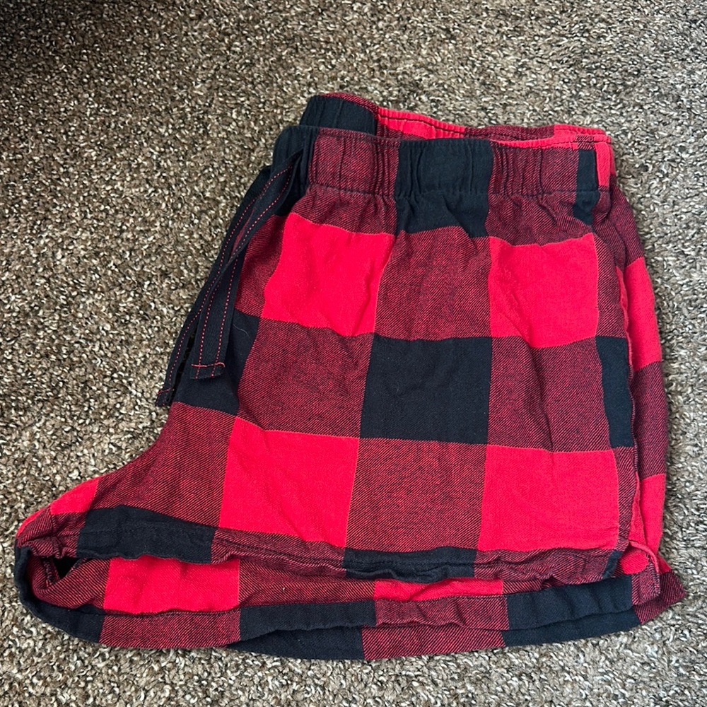 💜Red and Black Plaid PJ Shorts